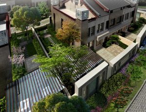 [135]MAX建筑效果图模型/室外鸟瞰/景观/单体建筑MAX模型