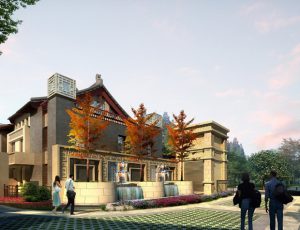 [133]MAX建筑效果图模型/室外鸟瞰/景观/单体建筑MAX模型