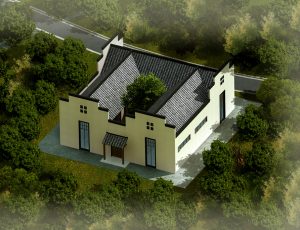 [76]MAX建筑效果图模型/室外鸟瞰/景观/单体建筑MAX模型