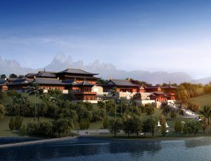 [60]MAX建筑效果图模型/室外鸟瞰/景观/单体建筑MAX模型