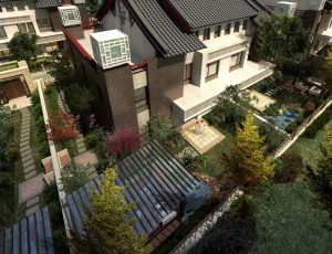 [132]MAX建筑效果图模型/室外鸟瞰/景观/单体建筑MAX模型