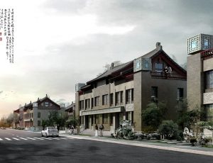 [96]MAX建筑效果图模型/室外鸟瞰/景观/单体建筑MAX模型