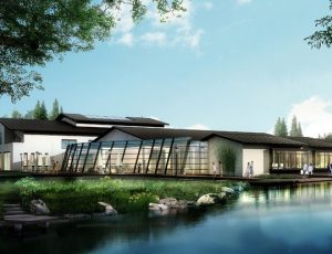 [91]MAX建筑效果图模型/室外鸟瞰/景观/单体建筑MAX模型