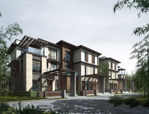 [115]MAX建筑效果图模型/室外鸟瞰/景观/单体建筑MAX模型