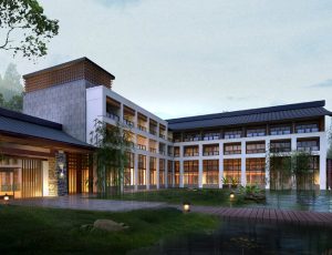 [105]MAX建筑效果图模型/室外鸟瞰/景观/单体建筑MAX模型