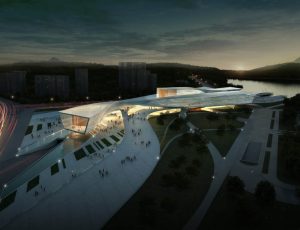 [04]MAX建筑效果图模型/室外鸟瞰/景观/单体建筑MAX模型