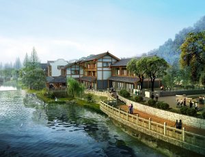 [81]MAX建筑效果图模型/室外鸟瞰/景观/单体建筑MAX模型