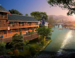 [79]MAX建筑效果图模型/室外鸟瞰/景观/单体建筑MAX模型