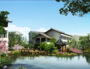 [46]MAX建筑效果图模型/室外鸟瞰/景观/单体建筑MAX模型