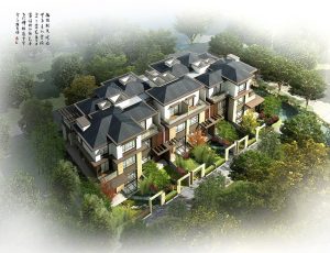 [116]MAX建筑效果图模型/室外鸟瞰/景观/单体建筑MAX模型