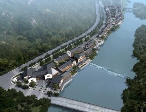 [47]MAX建筑效果图模型/室外鸟瞰/景观/单体建筑MAX模型