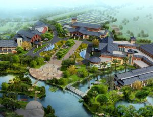 [65]MAX建筑效果图模型/室外鸟瞰/景观/单体建筑MAX模型