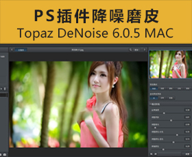 [025]Topaz DeNoise 6.0.5MAC PS插件降噪磨皮工具滤镜图像照片影楼