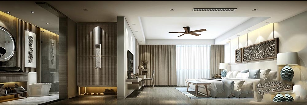 20-65-卧室/父母房/次卧模型/卧室效果图/3D Max模型