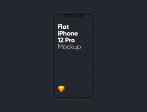 [35]iPhone 12 Pro Mockup sketch