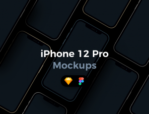 [36]iPhone 12 Pro模型样机（Sketch+Figma）